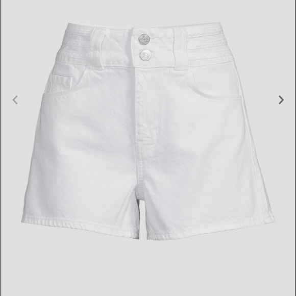 FRAME High Waist Denim Shorts - Picture 2 of 7